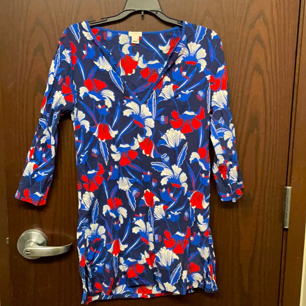 J Crew pullover swimsuit cover